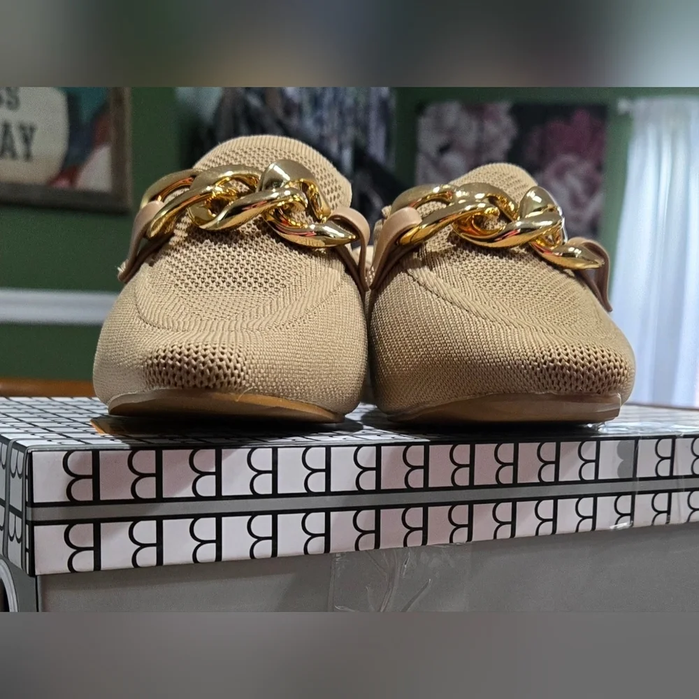 Knit Pointed Toe Chunky Heel Mules #962, 963 - Picture 7 of 16